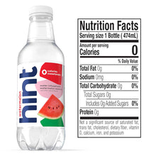 Load image into Gallery viewer, Hint Fruit-Infused Water, Watermelon, 16oz (Pack of 12)