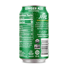Load image into Gallery viewer, Nixie Organic Zero Sugar Soda, Ginger Ale, 12oz (Pack of 12)