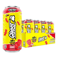Load image into Gallery viewer, Ghost Energy Drink, Sour Patch Kids RedBerry, 16oz (Pack of 12)