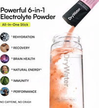 Load image into Gallery viewer, DryWater Electrolyte Powder Packets, Mixed Berry, 0.39oz (Pack of 12)