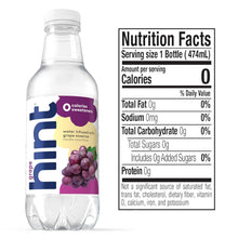 Load image into Gallery viewer, Hint Fruit-Infused Water, Grape, 16oz (Pack of 12)
