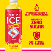 Load image into Gallery viewer, Sparkling ICE Flavored Sparkling Water, Starburst Cherry, 17oz (Pack of 12)