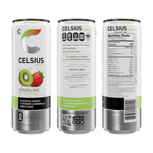 Load image into Gallery viewer, CELSIUS Sparkling Energy Drink, Kiwi Strawberry, 12oz (Pack of 12)