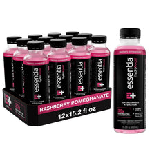 Load image into Gallery viewer, Essentia Hydroboost Enhanced Water, Raspberry Pomegranate, 15.2oz (Pack of 12)