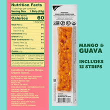 Load image into Gallery viewer, Solely Organic Fruit Jerky, Mango & Guava, 0.8oz (Pack of 12)