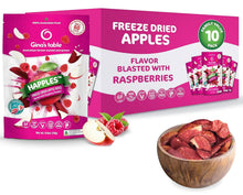 Load image into Gallery viewer, Gina's Table Happles Freeze Dried Apples, Raspberry, 0.6oz (Pack of 10)