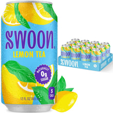 Load image into Gallery viewer, SWOON Sugar Free Iced Tea, Lemon, 12oz (Pack of 12)