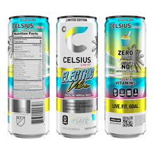 Load image into Gallery viewer, CELSIUS Sparkling Energy Drink, Electric Vibe, 12oz (Pack of 12)