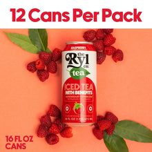 Load image into Gallery viewer, RYL Iced Tea, Raspberry, 16oz (Pack of 12)