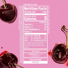 Load image into Gallery viewer, Sparkling ICE Sparkling Water with Caffeine, Cherry Vanilla, 16oz Cans (Pack Of 12)