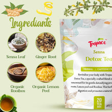 Load image into Gallery viewer, Tropace Senna Detox Tea, 20 Tea Bags, 1.4 oz - Multi-Pack