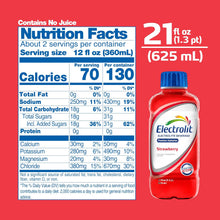 Load image into Gallery viewer, Electrolit Electrolyte Hydration Beverage, Strawberry, 21oz (Pack of 12)