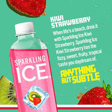 Load image into Gallery viewer, Sparkling Ice Flavored Sparkling Water, Kiwi Strawberry, 17 oz (Pack of 12)
