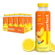 Load image into Gallery viewer, Lemon Perfect Lemon Water, Peach, 15.2oz (Pack of 12)
