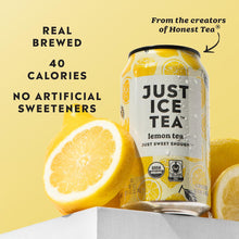 Load image into Gallery viewer, Just Ice Tea, Lemon Tea, 12oz (Pack of 12)