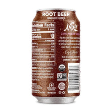 Load image into Gallery viewer, Nixie Organic Zero Sugar Soda, Root Beer, 12oz (Pack of 12)