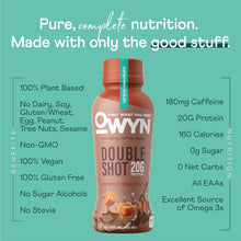 Load image into Gallery viewer, OWYN Non-Dairy Coffee Shake 20g Protein, Double Shot Caramel Macchiato, 12oz (Pack of 12)