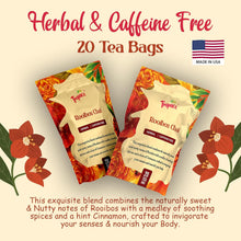 Load image into Gallery viewer, Tropace Organic Rooibos Tea, 20 Tea Bags, 1.4 oz