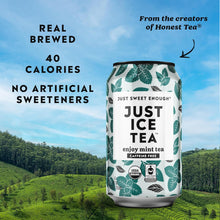 Load image into Gallery viewer, Just Ice Tea, Enjoy Mint Tea, 12oz (Pack of 12)