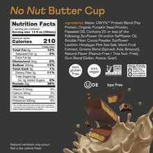 Load image into Gallery viewer, OWYN Pro Elite 100% Plant Powered 32g Protein Shake, No Nut Butter Cup, 12oz (Pack of 12)