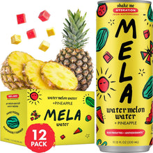 Load image into Gallery viewer, Mela Watermelon Water, Pineapple, 330ml / 11.15 oz (Pack of 12)