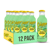 Load image into Gallery viewer, Calypso Lemonade, Kiwi Lemonade, 16oz (Pack of 12)