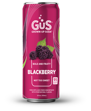 Load image into Gallery viewer, GuS Soda, Blackberry, 12oz Cans (Pack of 12)
