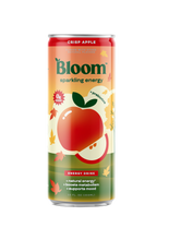 Load image into Gallery viewer, Bloom Sparkling Energy Drink, Crisp Apple, 12oz (Pack of 12)