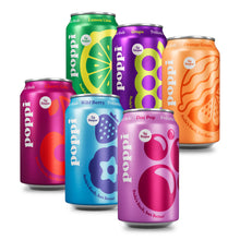 Load image into Gallery viewer, Poppi Prebiotic Soda, Crowd Pleasers Variety, 12oz (Pack of 12)