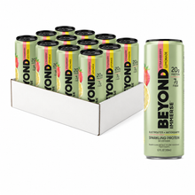 Load image into Gallery viewer, Beyond Immerse Sparkling Protein Beverage, Strawberry Lemonade, 12oz (Pack of 12)
