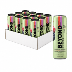 Beyond Immerse Sparkling Protein Beverage, Cherry Berry, 12oz (Pack of 12)