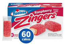 Load image into Gallery viewer, Hostess Raspberry Zingers, 13.4oz, 10 Individually Wrapped Cakes - Multi-Pack