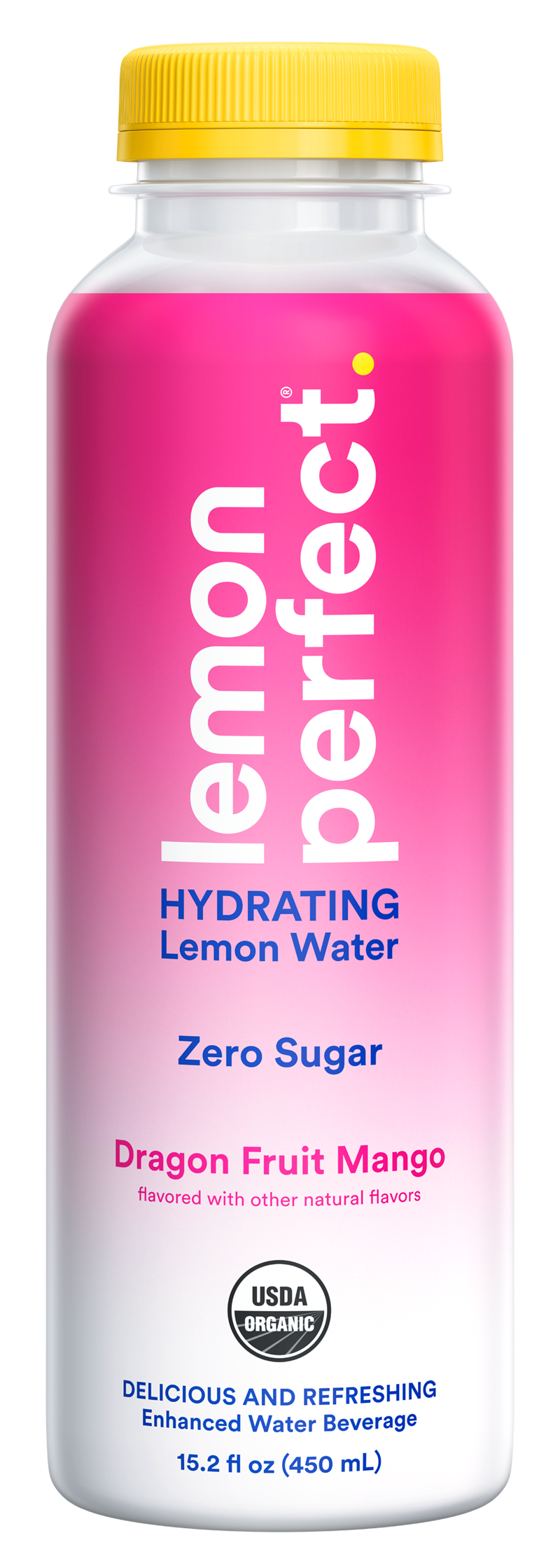 Lemon Perfect Lemon Water, Dragon Fruit Mango, 15.2oz (Pack of 12