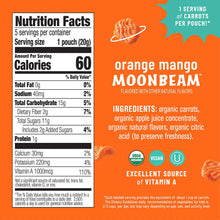 Load image into Gallery viewer, Eat the Change Organic Cosmic Carrot Chews, Orange Mango Moonbeam, 5 - 0.7oz Pouches (Pack of 3)