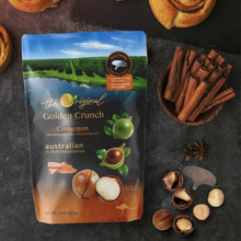 Load image into Gallery viewer, Golden Crunch Australian Macadamia Nuts, Cinnamon, 7.9oz - Multi-Pack