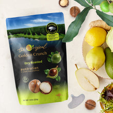 Load image into Gallery viewer, Golden Crunch Australian Macadamia Nuts, Dry Roasted, 7.9oz - Multi-Pack