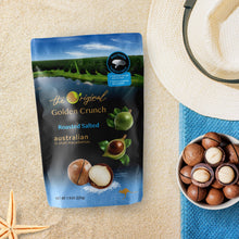 Load image into Gallery viewer, Golden Crunch Australian Macadamia Nuts, Roasted Salted, 7.9oz - Multi-Pack