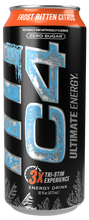 Load image into Gallery viewer, C4 Ultimate Sugar-Free Energy Drink, Frozen Bitten Citrus, 16oz (Pack of 12)