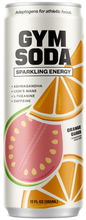 Load image into Gallery viewer, GYM SODA Sparkling Energy Drink, Orange Guava, 12oz (Pack of 12)