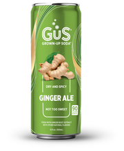 Load image into Gallery viewer, GuS Soda, Ginger Ale, 12oz Cans (Pack of 12)