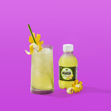 Load image into Gallery viewer, Mash Sparkling Fruit Drink, Lemon Peel Ginger Root, 16oz (Pack of 12)