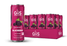 Load image into Gallery viewer, GuS Soda, Blackberry, 12oz Cans (Pack of 12)