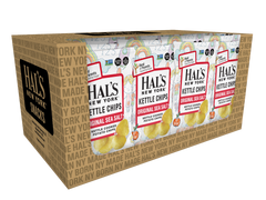 Hal's New York Kettle Cooked Potato Chips, Sea Salt, 2 oz (Pack of 24)