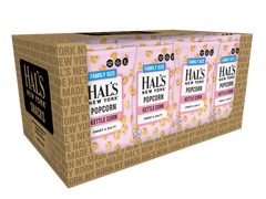 Hal's New York Gluten Free Kettle Corn Popcorn, Sweet & Salty, 8 oz (Pack of 9)