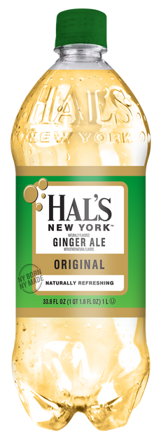 Hal's New York Ginger Ale, 1 Liter (Pack of 15)