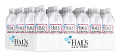 Hal's New York Seltzer Water 20oz, Black Cherry (Pack of 24)