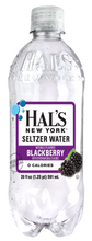Load image into Gallery viewer, Hal's New York Seltzer Water Blackberry 20 Oz (24 Pack)