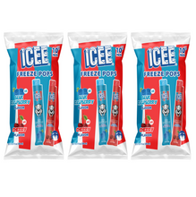 Load image into Gallery viewer, ICEE Freeze Pops, Blue Raspberry & Cherry Variety, 1.69oz, - Multi-Pack