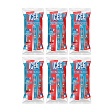 Load image into Gallery viewer, ICEE Freeze Pops, Blue Raspberry & Cherry Variety, 1.69oz, - Multi-Pack