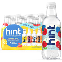 Load image into Gallery viewer, Hint Fruit-Infused Water, 4 Flavor Summer Classic Variety, 16oz (Pack of 12)